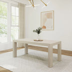 Plank and Beam Rectangular Modern Dining Table - 72
