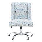 Cadeira de Escritório Ergonómica Optical Style com Assento Acolchoado